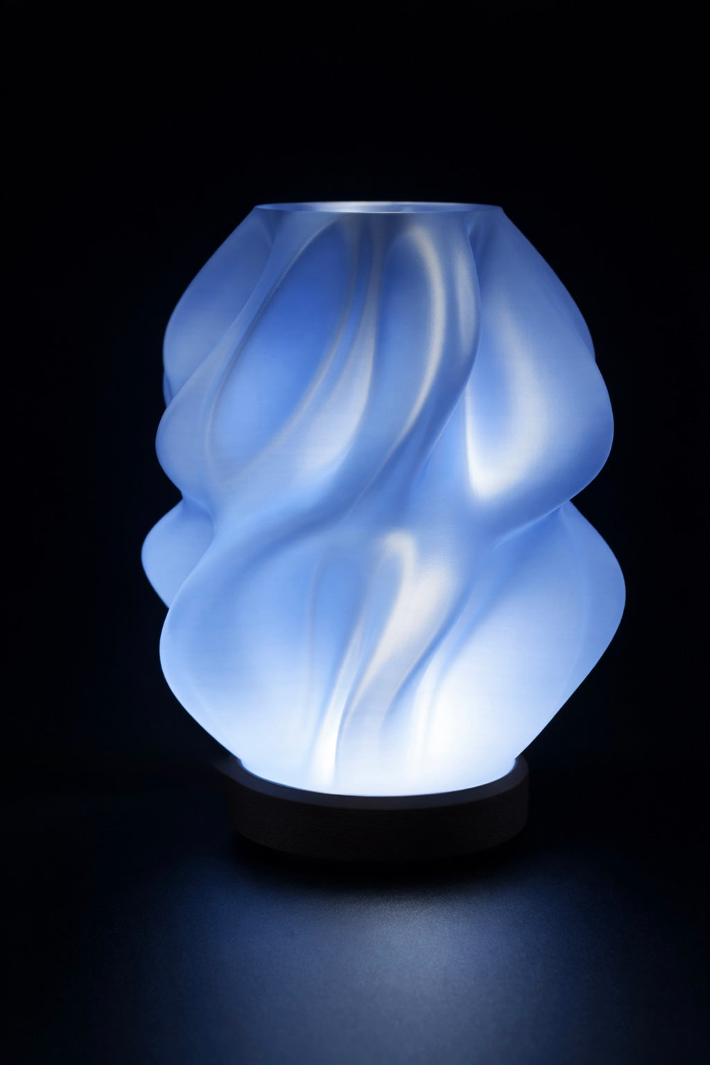 Silk Glow Lamp - Sky Blue