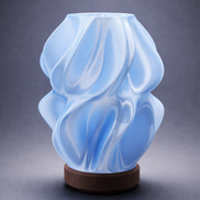 Silk Glow Lamp - Sky Blue