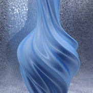 Silk Wave Vase - Blue