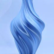 Silk Wave Vase - Blue