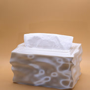 Silk White Tissue Box