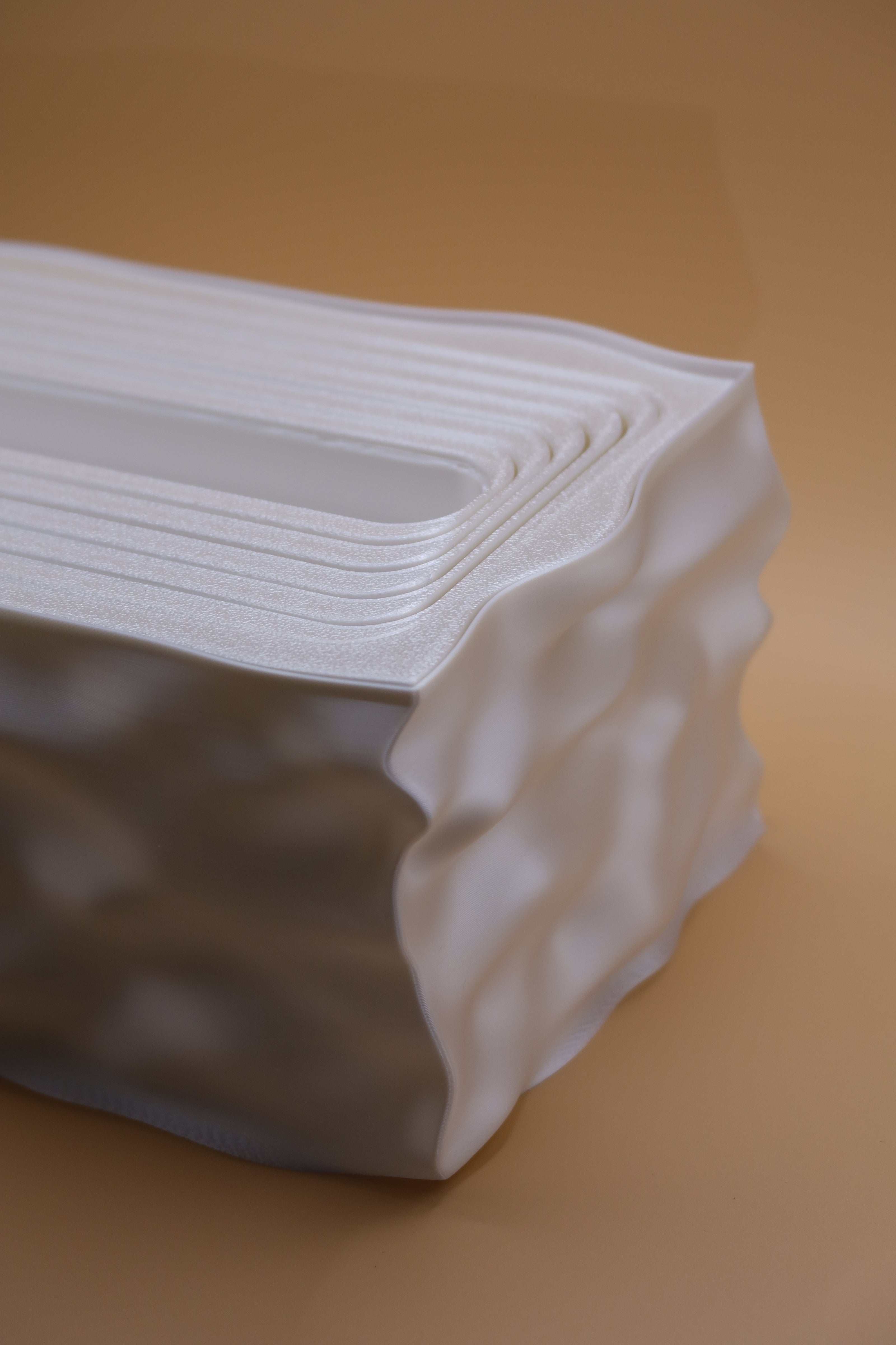 Silk White Tissue Box