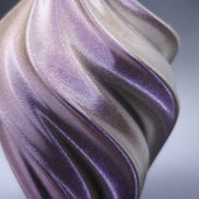 Silk Wave Vase - Matte Purple