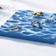 Ripple Jewelry Tray - Blue