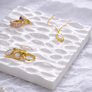 Ripple Jewelry Tray - White